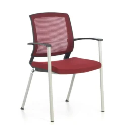 Silla Confidente Maya estructura patin red