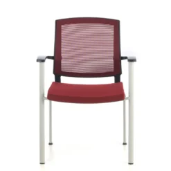 Silla Confidente Maya estructura patin red
