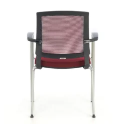 Silla Confidente Maya estructura patin red