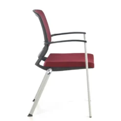 Silla Confidente Maya estructura patin red
