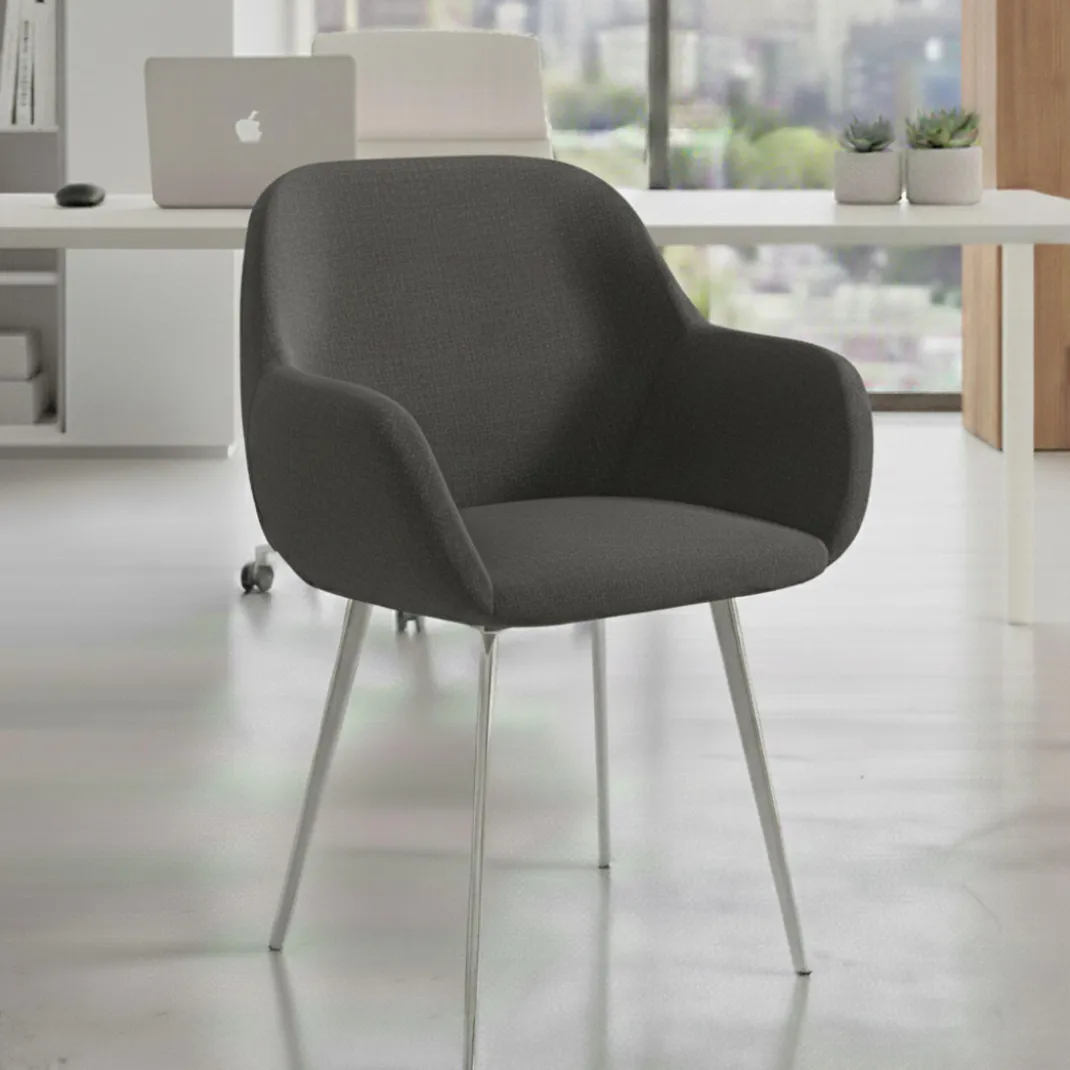 Silla Confidente Moon Estructura 4 patas