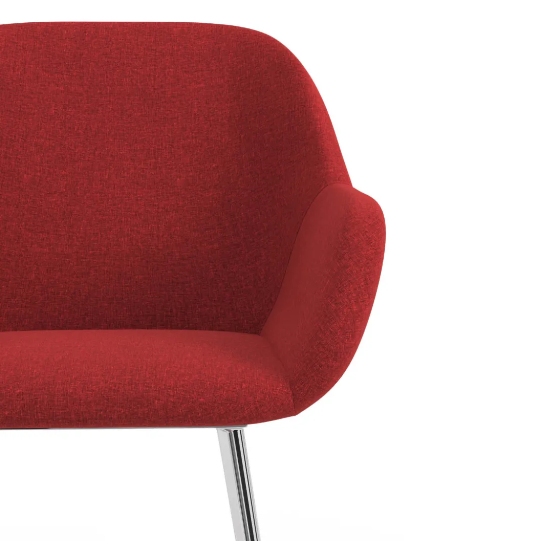 Silla Confidente Moon Estructura 4 patas