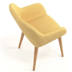 Silla confidente Moon 4 patas madera maciza