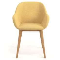 Silla confidente Moon 4 patas madera maciza