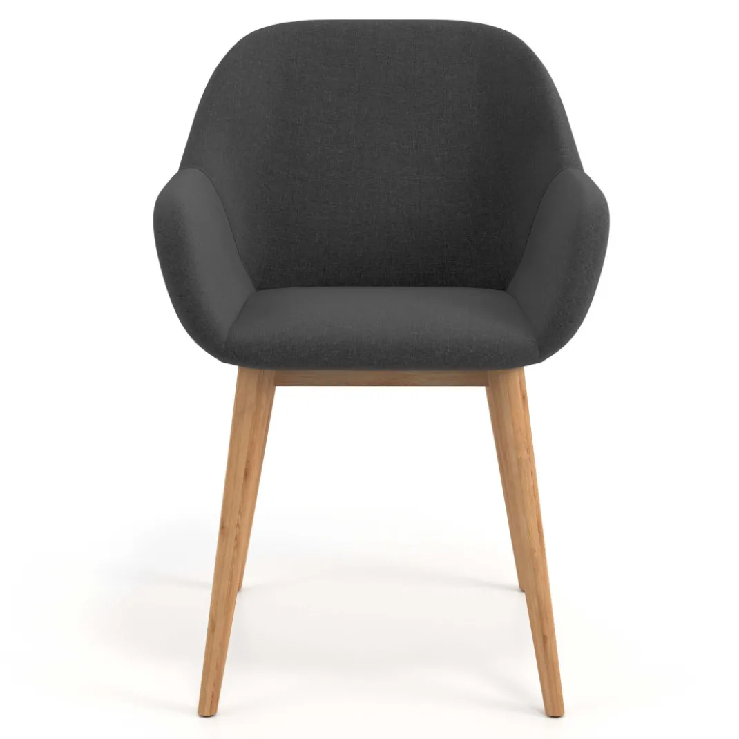 Silla confidente Moon 4 patas madera maciza