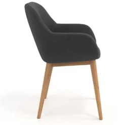 Silla confidente Moon 4 patas madera maciza