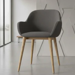 Silla confidente Moon 4 patas madera maciza