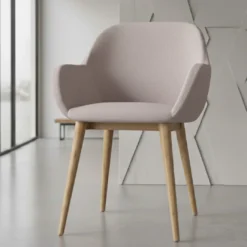 Silla confidente Moon 4 patas madera maciza