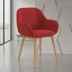 Silla confidente Moon 4 patas madera maciza