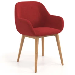 Silla confidente Moon 4 patas madera maciza