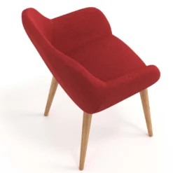 Silla confidente Moon 4 patas madera maciza