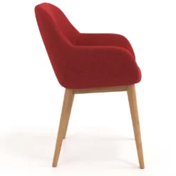 Silla confidente Moon 4 patas madera maciza