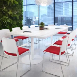 Silla Confidente tapizada con brazos Lotus