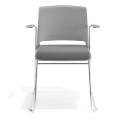 Silla Confidente tapizada con brazos Lotus