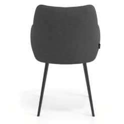 Silla confidente tapizada Gala, estructura 4 patas