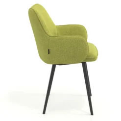 Silla confidente tapizada Gala, estructura 4 patas