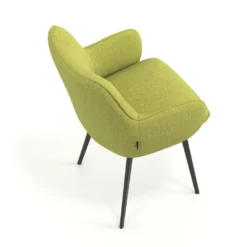 Silla confidente tapizada Gala, estructura 4 patas