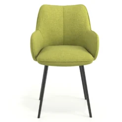 Silla confidente tapizada Gala, estructura 4 patas