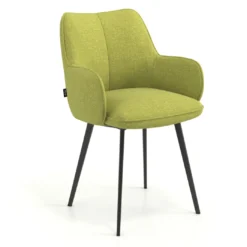 Silla confidente tapizada Gala, estructura 4 patas
