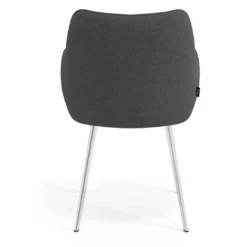 Silla confidente tapizada Gala, estructura 4 patas