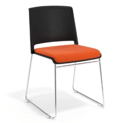 Silla Confidente tapizada Lotus