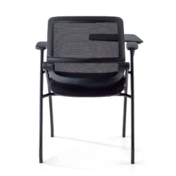 Silla con pala de escritural Flexia, respaldo de red, plegable