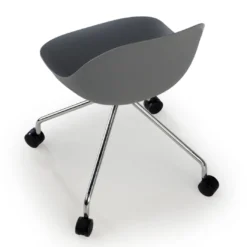Silla de confidente Flow, con ruedas