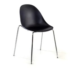 Silla de confidente Flow, 4 patas, estructura acero, apilable