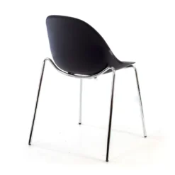 Silla de confidente Flow, 4 patas, estructura acero, apilable