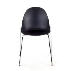 Silla de confidente Flow, 4 patas, estructura acero, apilable