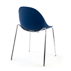 Silla de confidente Flow, 4 patas, estructura acero, apilable
