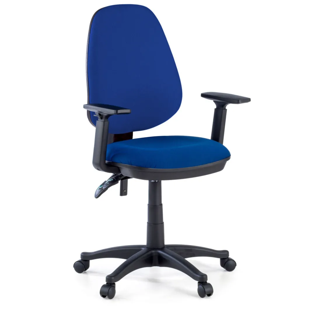 Silla de escritorio en tela Eco Con Brazos, mecanismo asyncron