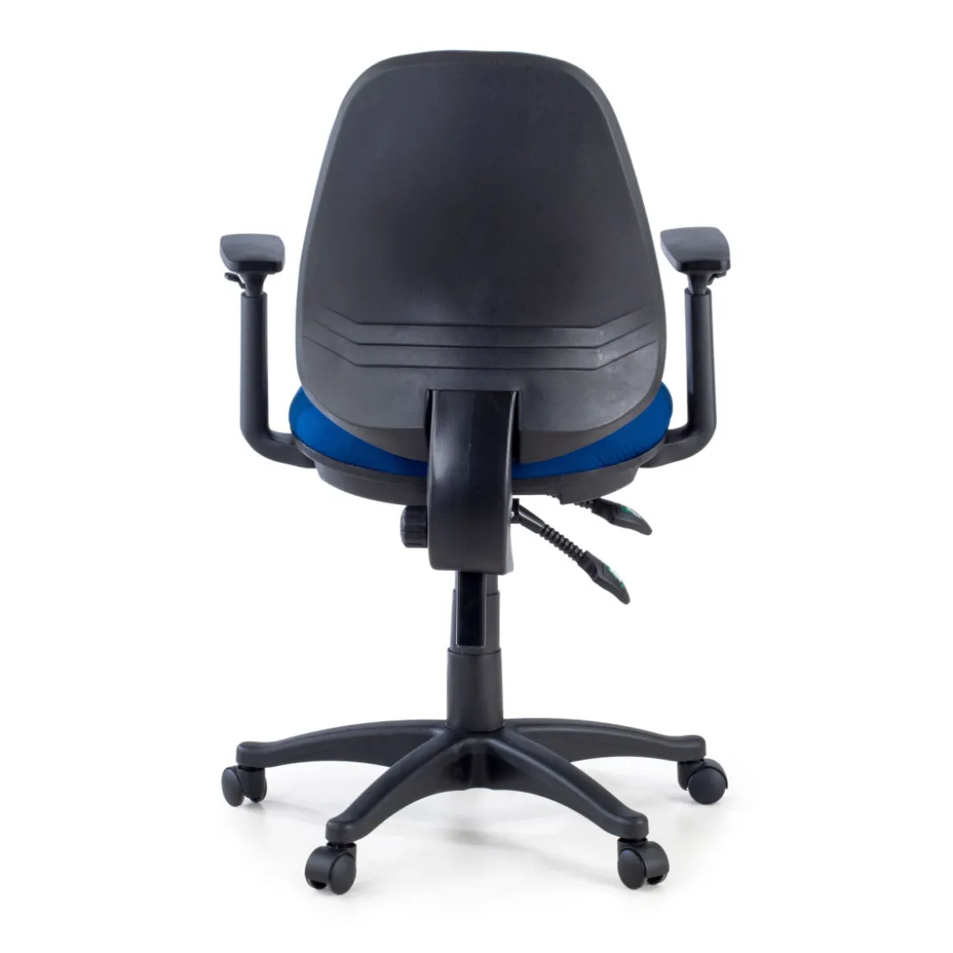 Silla de escritorio en tela Eco Con Brazos, mecanismo asyncron
