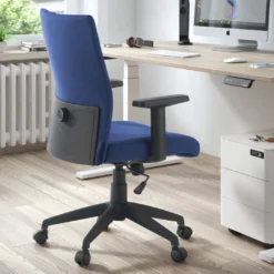 Silla de escritorio giratoria Parma, mecanismo basculante
