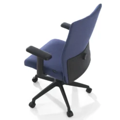 Silla de escritorio giratoria Parma, mecanismo basculante