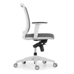 Silla de escritorio giratoria Nicole white