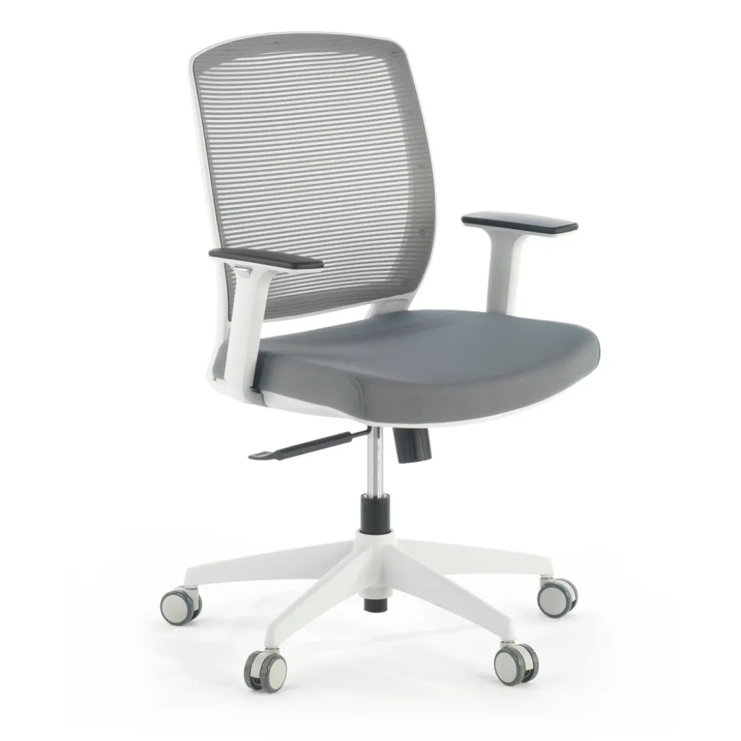 Silla de escritorio giratoria Nicole white