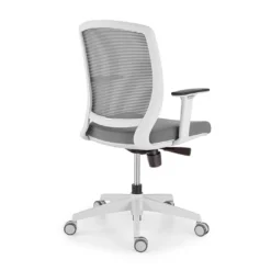 Silla de escritorio giratoria Nicole white