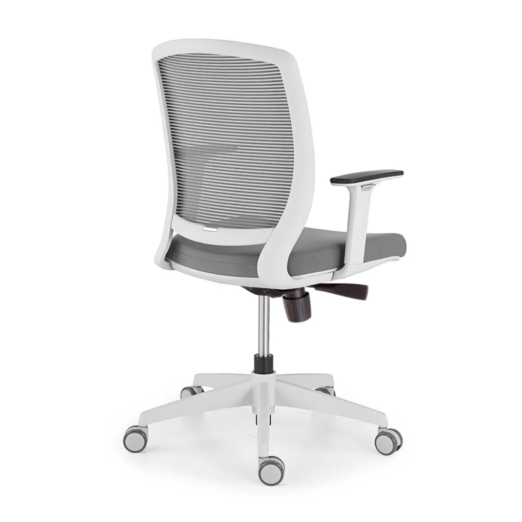 Silla de escritorio giratoria Nicole white