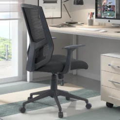 Silla de escritorio giratoria Air, con brazos, red