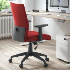 Silla de escritorio giratoria Parma, mecanismo basculante