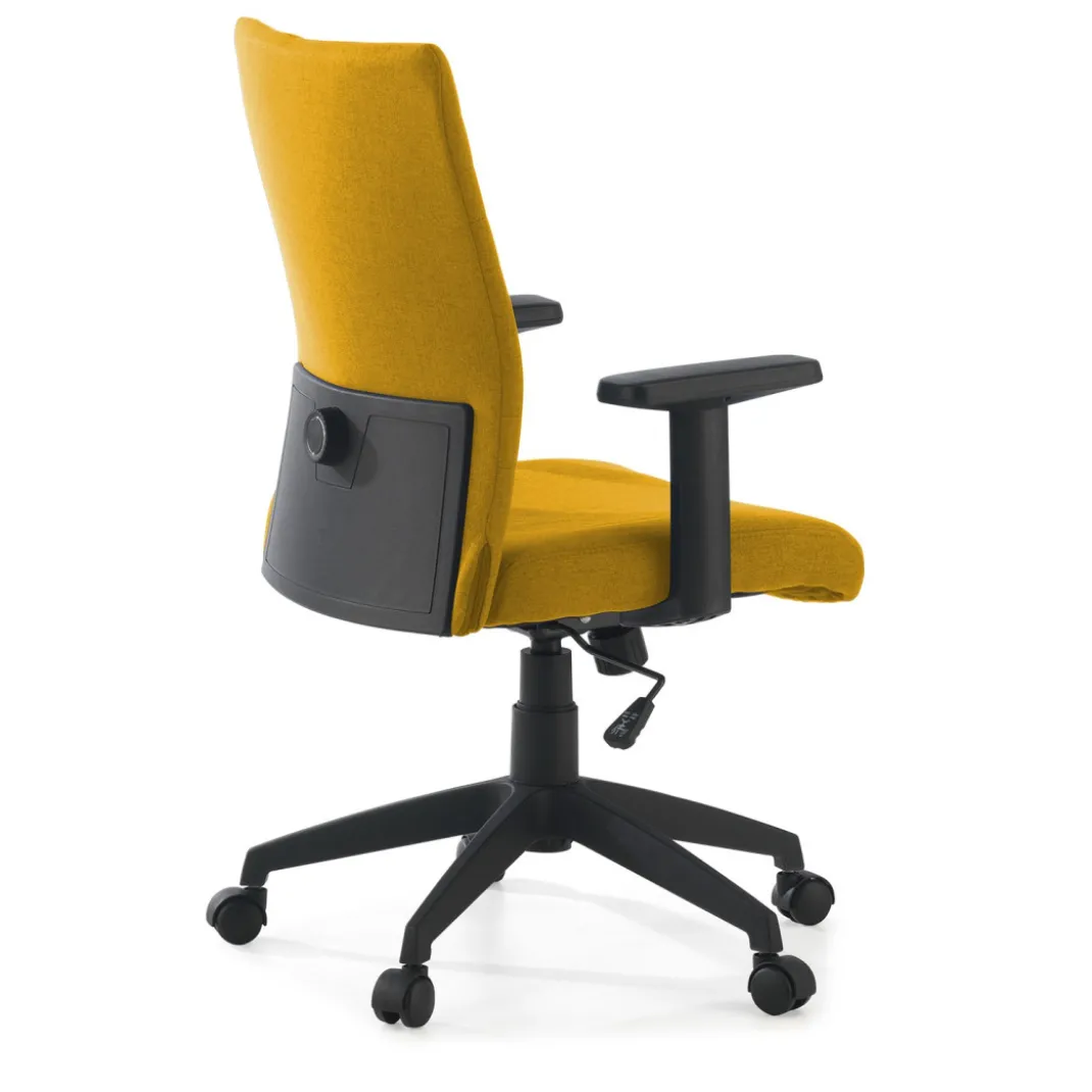 Silla de escritorio giratoria Parma, mecanismo basculante