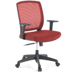 Silla de escritorio giratoria Nicole, red