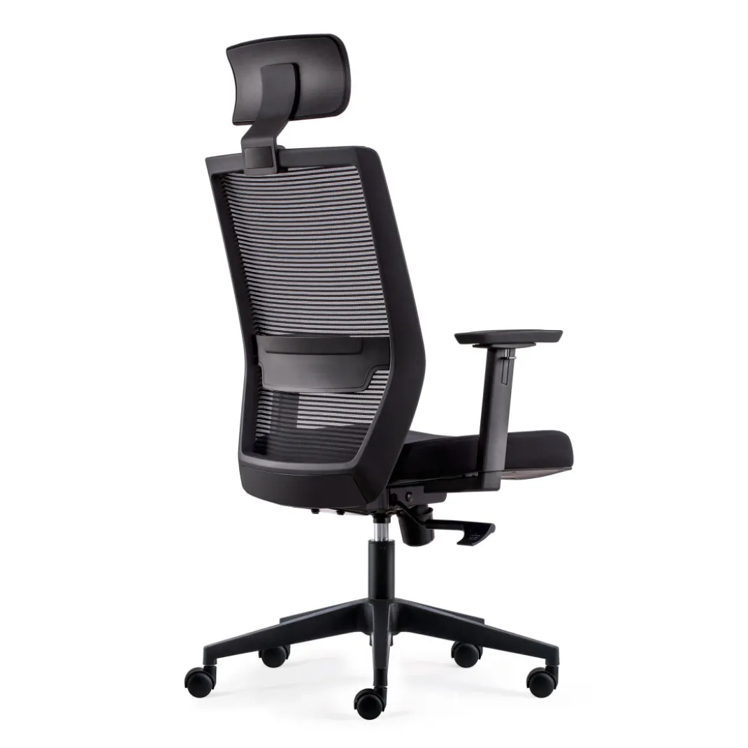 Silla de oficina Axel, espuma inyectada, con reposacabezas