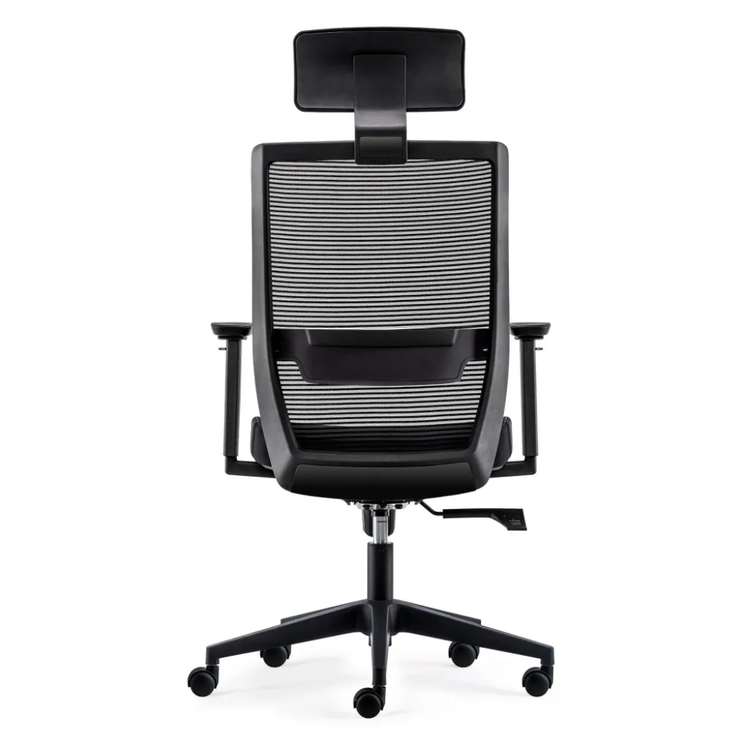 Silla de oficina Axel, espuma inyectada, con reposacabezas