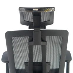 Silla de oficina Ergomax, premium, red con reposacabezas