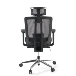Silla de oficina Ergomax, premium, red con reposacabezas