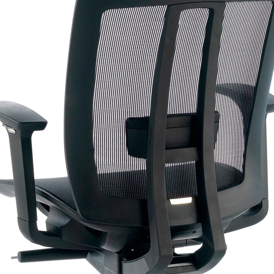 Silla de oficina Ergomax, premium, Red
