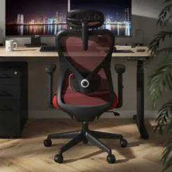 Silla de Oficina Ergonómica Prime black, brazos regulables