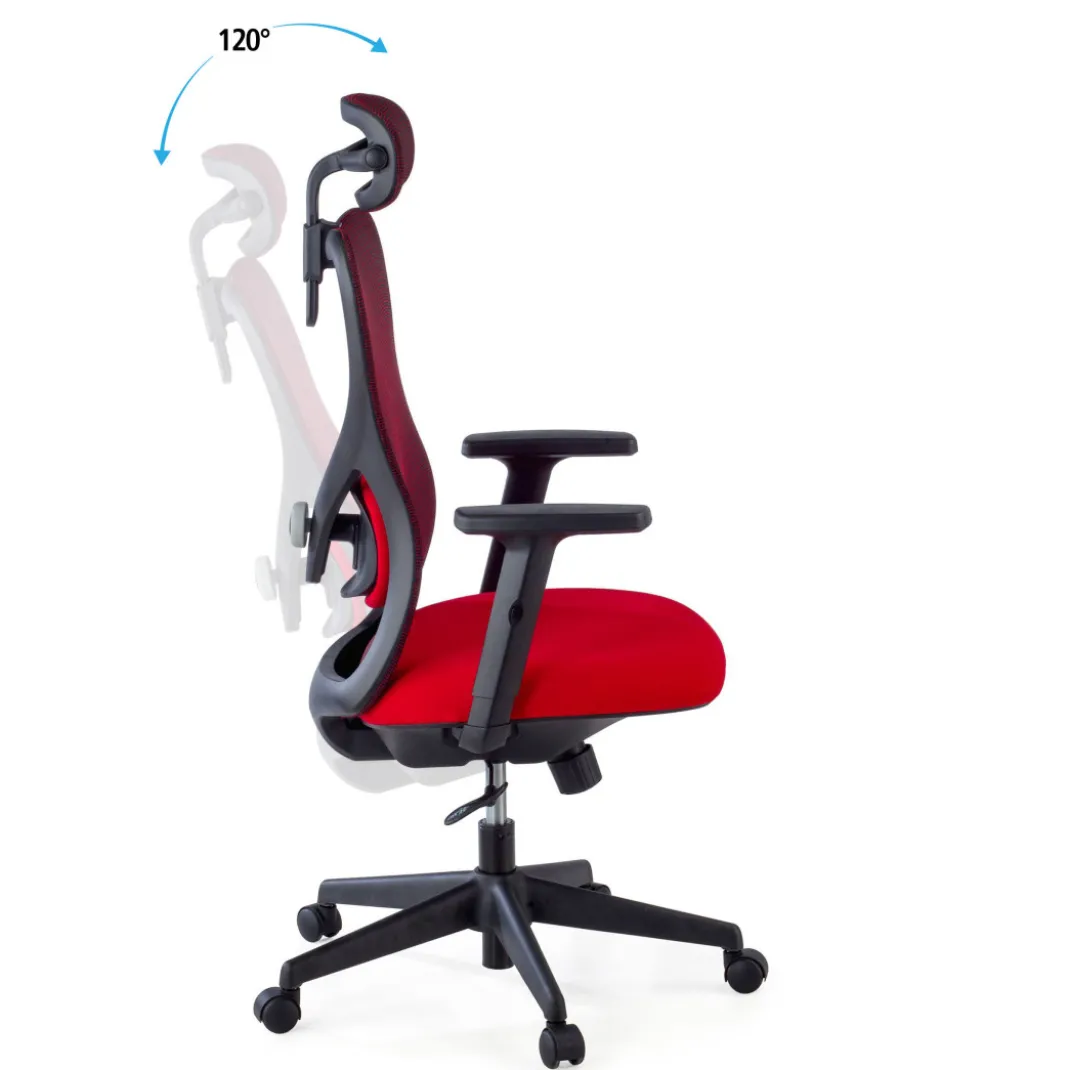 Silla de Oficina Ergonómica Prime black, brazos regulables
